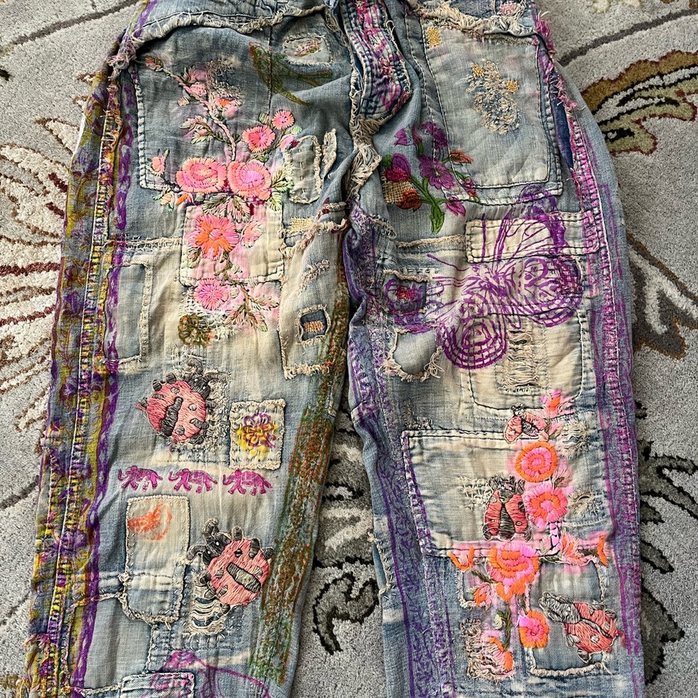 Magnolia Pearl Ladybug Musette denims NWOT